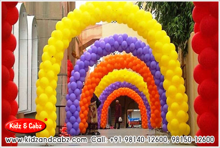 Balloon Decoration & Decorators for Birthday Party, Marriage Party & Special Occasions in Kota Jaipur Bikaner Rajasthan