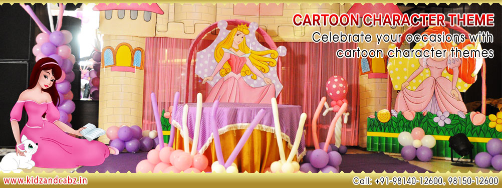 cartoon character theme decoration in ludhiana punjab - cartoon theme party decorators in ludhiana punjab - balloon party decorators